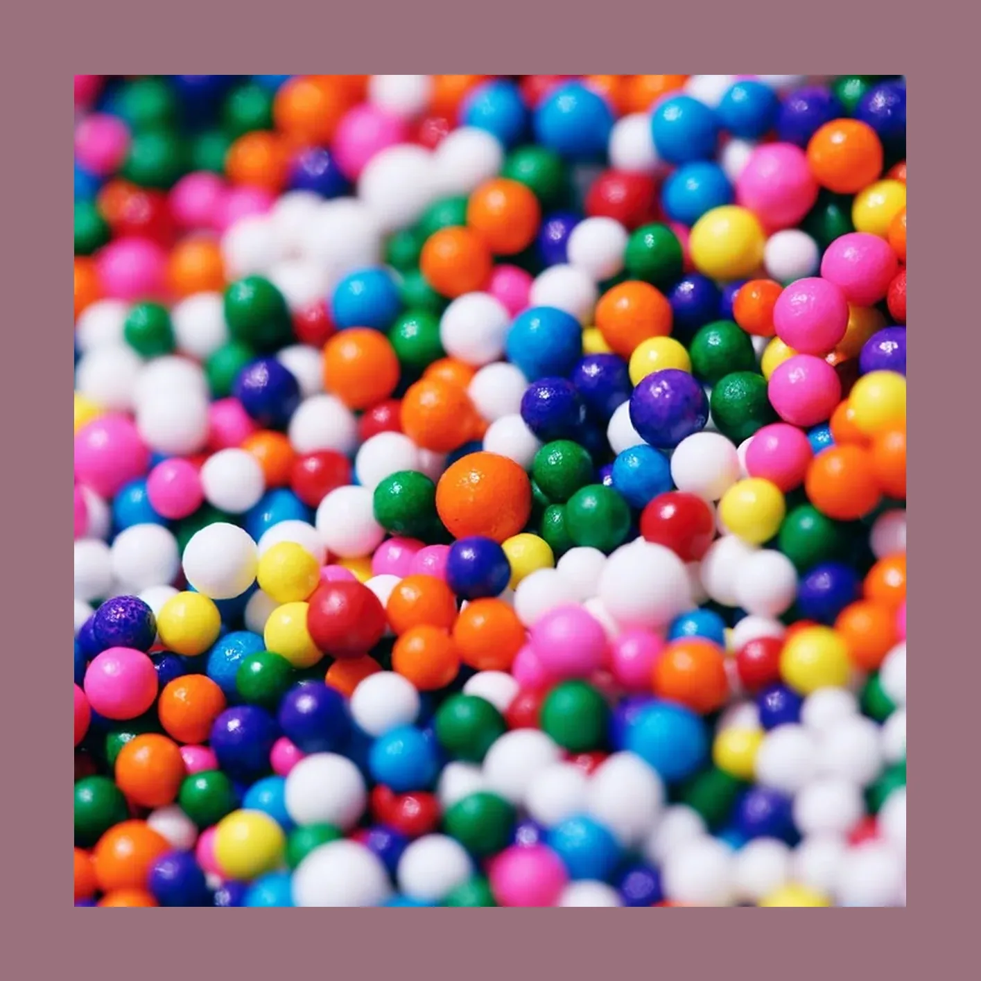 Chicles de bola de colores